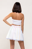 Pleated Mini Skirt