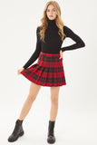 Pleated Mini Skirt