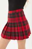 Pleated Mini Skirt