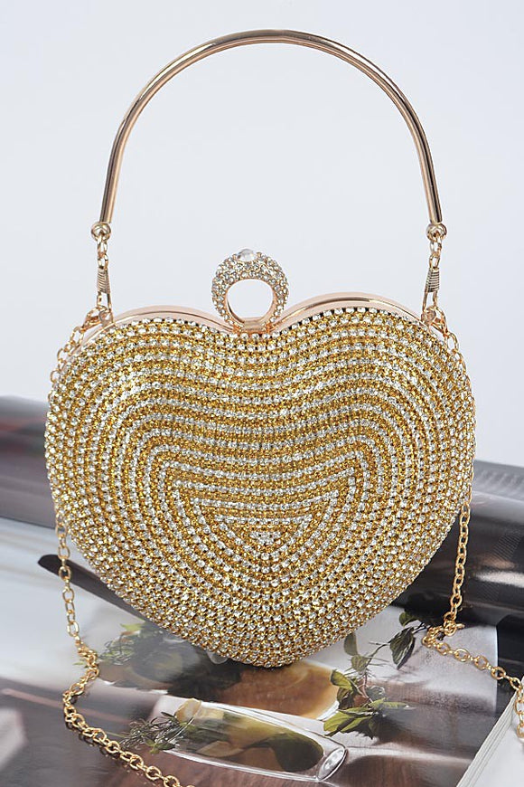 Heart Shape Party Clutch