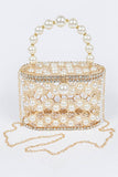 Rhinestone Frame Clutch