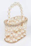 Rhinestone Frame Clutch