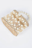 Rhinestone Frame Clutch