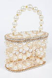 Rhinestone Frame Clutch