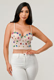 Bejeweled Corset Top