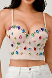 Bejeweled Corset Top