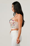 Bejeweled Corset Top