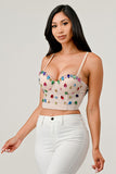 Bejeweled Corset Top