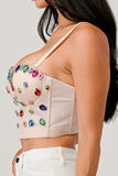 Bejeweled Corset Top