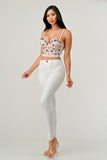 Bejeweled Corset Top