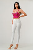 Bejeweled Corset Top