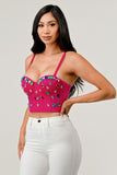 Bejeweled Corset Top