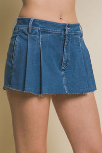 Denim Skort