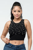 Pearly Crop Top