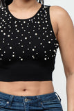 Pearly Crop Top