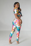 Tropical Leggings Set