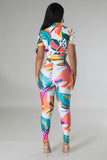 Tropical Leggings Set