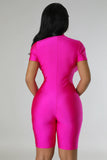 Jilly Romper Fuchsia