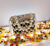 Rhinestone Frame Clutch