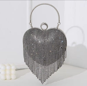 Heart Fringe Bag