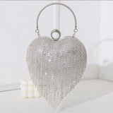 Heart Fringe Bag