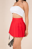 Pleated Mini Skirt