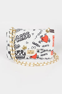 Graffiti Printed Bag