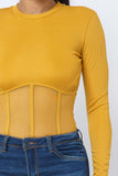 Rib Detail Top (2 Colors)