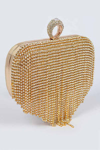 Rhinestone fringe Bag