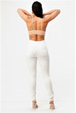 High Rise Basic White Jeans