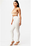 High Rise Basic White Jeans