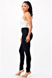 High Rise Basic Black Jeans