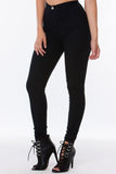 High Rise Basic Black Jeans