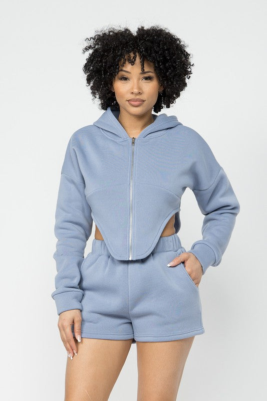 Terry Hoodie Set