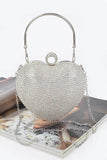 Rhinestone Heart Bag