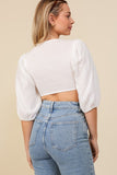 Puffy Crop Top