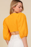 Puffy Crop Top