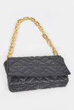 Quilted Gold Chain Bag