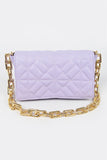 Quilted Gold Chain Bag