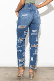 Ripped Distressed Denim Jeans