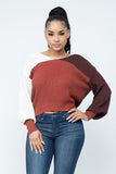 Twisted Back Sweater Top