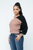 Twisted Back Sweater Top