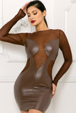 Metallic Mesh Dress