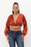 Darla Wrap Top (3 Colors)