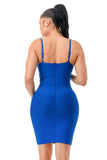 Britney Blue Bandage Dress