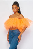 New Trend Tulle Top