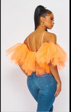 New Trend Tulle Top