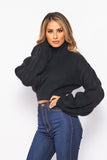 Bubbly Sweater Black