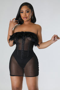 Flirty Babe Set Black