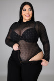 Glitz Bodysuit Plus Size